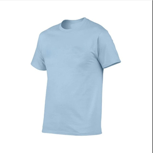 เสื้อยืดคอกลมแขนสั้นผู้ชายสีดำ ผ้าคอตตอนเนื้อละเอียด พิมพ์ลายตัวอักษรโลโก้ด้านหน้า สไตล์ทางการ ทรงหลวม - Product Image 6