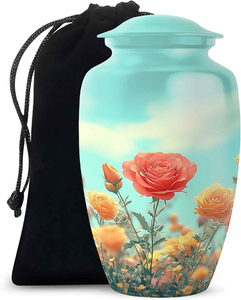 Urnas Funerarias Decorativas de Latón para Cenizas de Adultos, Urnas Hechas a Mano para Hombres y Mujeres - Product Image 5