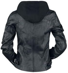 Veste de motard en cuir d'agneau noir véritable pour femme, veste de moto douce et confortable - Product Image 5