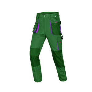 Pantalones de Trabajo de Seguridad Verdes de Corte Regular con Bolsillos para Herramientas, para Uso en Fábrica, Taller, Protección, Mecánica y Construcción - Product Image 1
