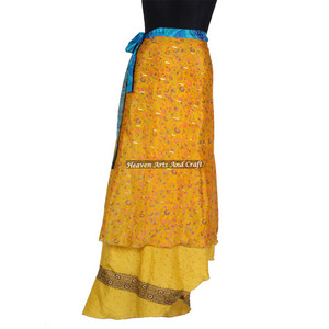 Beach Vintage Silk Magic 38" Long <b>Wrap</b> <b>Skirt</b> Halter Tube Vintage Silk Magic 38 Inch Long <b>Wrap</b> <b>Skirt</b> Halter Tube Maxi Dress Women - Product Image 3