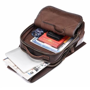 Premium Vintage Leather Laptop <b>Backpack</b> Waterproof Anti-Theft Rucksack for Men Outdoor Travel LBP-0442 - Product Image 4
