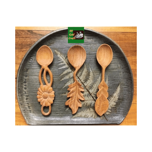 Natural Teak <b>Wood</b> Christmas Spoon Soup <b>Ladle</b> Serving Spoon Holiday Dinner Table Tableware Eco Friendly Xmas Gift - Product Image 4