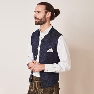 Nouveau Gilet Bavarois Homme Printemps 2026 – Style Trachten Personnalisé, Réversible, Respirant, Rembourré en Coton, en Laine de Haute Qualité, Vente en Gros - Product Image 3