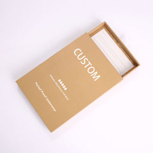 Custom Drawer Eco-Friendly Recycled Materials Luxury Sliding Rigid Paper Packaging <b>Box</b> Handmade High-End Accessories Gift Ribbon - Product Image 1
