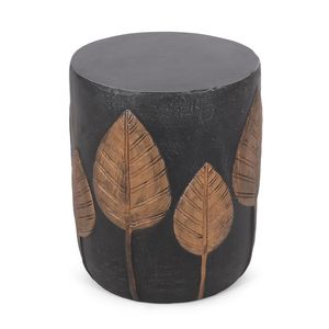 Linea Exports Inc Black Powder Coated Metal End Table <b>Stool</b> Custom Made Coffee Side Table Furniture Living Room Hot Sale Modern - Product Image 3