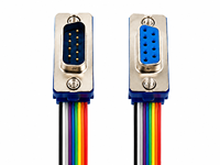 Cable Adaptador de Extensión de Puerto Serie RS232 COM D-Sub de 9 Pines, Macho a Hembra, Chapado en Oro de Primera Calidad, para Control Industrial
