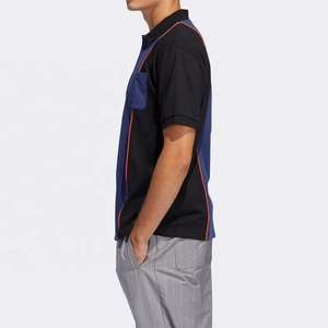 เสื้อโปโลผู้ชายผ้าโพลีเอสเตอร์ 100% แบบสั่งทำพิเศษ แฟชั่น แห้งเร็ว เหมาะสำหรับตีกอล์ฟ ทรงปกติ แขนสั้น เสื้อยืดผู้ชายแบบ OEM - Product Image 2