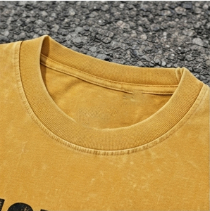 Camiseta Gráfica Oversize de Estilo Urbano para Hombre, de Algodón Premium con Estampado Serigrafiado, Casual, Holgada, Estilo Streetwear, con Lavado Ácido - Product Image 4