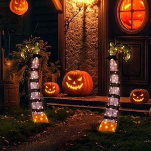 Gambe di Strega 2D da 1,2 m per Decorazioni Halloween da Esterno, Decorazione Premium per un'Atmosfera Spettrale - Product Image 4