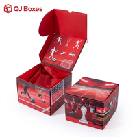 Boîte QJ de marque en matériaux recyclés, pliable, avec fermeture magnétique, pour casquettes de football vintage, idéale pour la présentation, le rangement, les voyages et les cadeaux