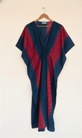 Kaftan Nouvelle Collection – Robe Longue en Coton Écologique Teintée à la Main – Kimono Lavable Style Bohème pour l'Été