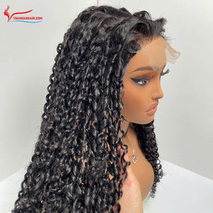 Perruque de cheveux humains de style et de longueur personnalisés perruque de couleur d'approvisionnement d'usine de haute qualité sans enchevêtrement très soyeux grand en stock - Product Image 3