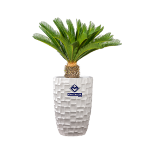 2026 INDIA Modern Resin New <b>Vase</b> With <b>Square</b> Pattern For Artificial Flowers Indoor Use - Product Image 2
