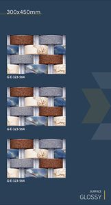 Azulejos digitales brillantes de estilo europeo 300x450, modernos, antideslizantes y antibacterianos para baño, cocina, acentos para paredes interiores - Product Image 6