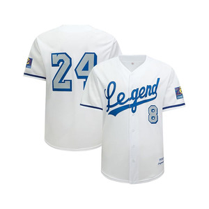Legend Men's Baseball Jersey Hip Hop Stitched Sports <b>Shirts</b> - Product Image 1