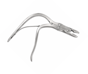 Rongeur Ortopédico de Doble Acción Angulado de Acero Inoxidable, Instrumento Quirúrgico para Corte y Extracción Ósea de Precisión - Product Image 4