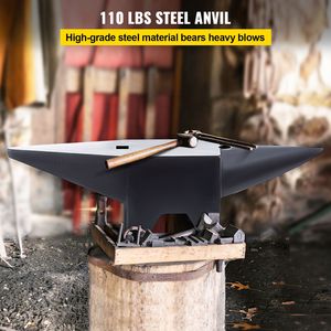 Incudine in Ghisa da 105 Libbre con Corno Singolo, Ampio Piano di Lavoro, Base Stabile, Alta Durezza, Robusta per Fabbroia - Product Image 2
