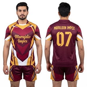 Custom Sublimated Rugby Jersey Uniform Set - Team Sports Wear with Shorts - Personalized Rugby Kit - Wholesale - Product Image 2