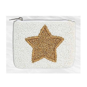 Vente flash : Porte-monnaie miniature en tissu de coton fait main de luxe, étoile rouge, fermeture éclair, accessoire cadeau pour femmes et filles - Product Image 2