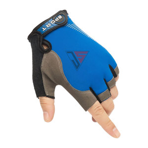Guantes de Ciclismo Transpirables Personalizados para Verano, Hechos con Tela Elástica, Cuero Sintético, Impresión de Silicona, Pantalla Táctil, para Carreras - Product Image 2