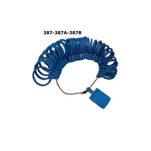 Bagues de mesure en plastique de haute qualité, tailles A-Z, standard, utilisées pour mesurer la taille du doigt d'une personne. - Product Image 1