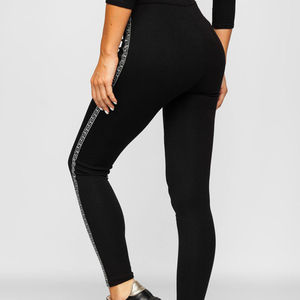 Leggings de yoga taille haute unis pour femmes, doux, extensibles, séchage rapide, sans coutures, respirants, en Spandex, pour le sport et les activités. - Product Image 1