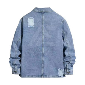 Chaqueta de Mezclilla para Hombre, Corte Ajustado, Fabricación Profesional, Uso Casual y al Aire Libre, Personalizable - Product Image 6