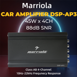 Vente flash - Amplificateur de voiture puissant DSP de haute qualité 4*45w RMS REAL POWER DSP-AP3 - Product Image 2