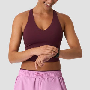 Camiseta Deportiva de Alta Calidad para Mujer, Color Personalizado, para Gimnasio y Ejercicio, de Alta Elasticidad, Corte Recortado - Product Image 4
