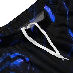 Pantalones Cortos de Béisbol para Hombre, Color Azul Medianoche, Sólidos, de Cintura Alta Elástica, 5 Pulgadas de Entrepierna, de Secado Rápido, Transpirables, Estilo Urbano - Product Image 4