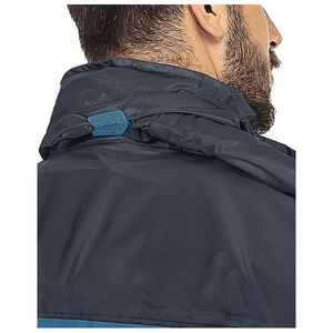 Waterproof Windproof Eco-Friendly Printed Hooded Unisex Adult <b>Summer</b> 100% Polyester Rain <b>Bomber</b> <b>Jacket</b> Stand Front Packable - Product Image 3