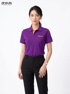 ANIMA TPBank Camiseta de algodón para mujer, informal, transpirable, de manga corta - Product Image 4