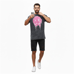 เสื้อยืดสกรีนลายขนาดใหญ่พิเศษ ผ้าฝ้าย 100% ดีไซน์ทันสมัย วัสดุพรีเมียม สำหรับใส่ลำลองหรือสตรีทแวร์ สำหรับทุกเพศ - Product Image 6