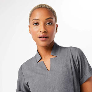 Uniforme Médico Antiarrugas Personalizado para Mujer, Mono con Mezcla de Algodón Elástico y Tela Twill, Conjuntos de Enfermera - Product Image 5