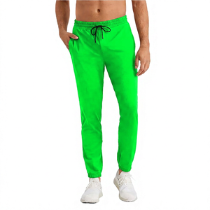 Pantalon de survêtement gris foncé pour homme avec taille élastique et poches latérales, décontracté, en polyester mi-lourd - Product Image 4