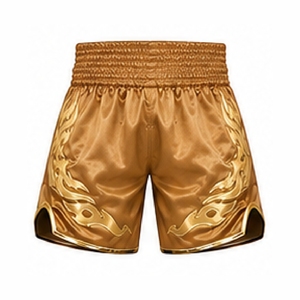 Shorts de Muay Thai durables avec logo personnalisé, vêtements de combat de boxe et de kickboxing, shorts de sport d'entraînement pour hommes - Product Image 3