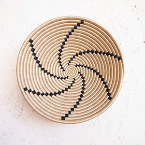 Handcrafted Woven Wall Basket Eco-Friendly Sisal Grass Spiral Wall Art Modern Wall <b>Hanging</b> Decor High Standard Quality Living - Product Image 1