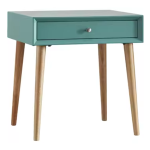 โต๊ะข้างเตียงทำจากไม้สักเนื้อแข็งดีไซน์ทันสมัยสำหรับห้องนอน - Product Image 1