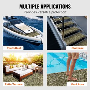 94.5 \ "X 35.4 \" EVA pavimentazioni barca antiscivolo autoadesivo tappeto marino per barche yacht pontone kayak 23.2 piano piano di piedi quadrati - Product Image 6
