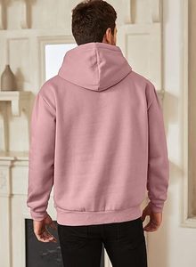 Sudadera Deportiva Impermeable y Cortavientos Ecológica para Hombre, Mezcla de Poliéster/Algodón, Forro Polar Grueso de 300 g, Cuello en V, Corte Regular, Invierno - Product Image 4
