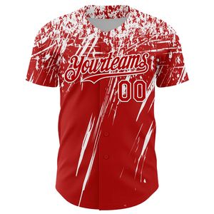 เสื้อเบสบอลมืออาชีพ ปิดกระดุมทั้งตัว พิมพ์ลายซิลค์สกรีน ผ้าฝ้ายออร์แกนิค 100% คอวี สายรัดรูปตัวที แขนสั้น ป้องกันแบคทีเรีย - Product Image 2