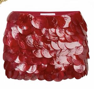Tela de seda elegante con bordado de lentejuelas y cuentas semicirculares |   Tarifa con IVA, envío adicional según peso y ubicación - Product Image 4