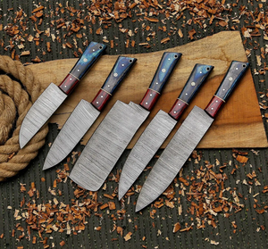 Professional Restaurant Grade Damascus Steel Chef <b>Knife</b> <b>Set</b> Wooden Handle Professional Cooking <b>Knife</b> <b>Set</b> Supplier - Product Image 4