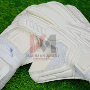Gants de gardien de but avec technologie de protection des doigts, paume en latex anti-choc, dos de la main respirant et amélioré pour le football en extérieur - Product Image 4