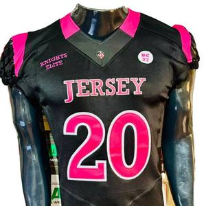 เสื้อเจอร์ซีย์แฟนฟุตบอลอเมริกันเสื้อเจอร์ซีย์ปักลายด้วยการระเหิดของผู้ปกครองภาพถ่ายจริงโรงงานจริงความอุ่นใจสำหรับคุณ - Product Image 1