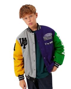 แจ็คเก็ตบอมเบอร์ผู้ชายสไตล์ลำลองสุดฮิต ขายส่ง คอตั้ง แต่งผ้าทอ ซิปหน้า มีโลโก้ เหมาะสำหรับฤดูใบไม้ร่วง - Product Image 2