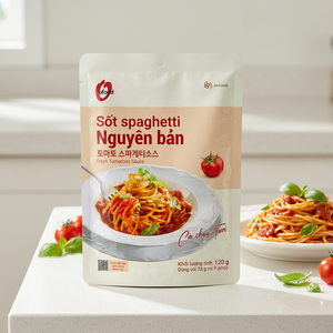 Salsa de Espagueti O'food 120g - Sabor Tradicional a Tomate, Salsa para Pasta Lista para Usar |   Producto al por Mayor y OEM - Product Image 4