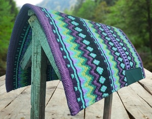 Manta de Silla de Montar Navajo Western con Forro de Polialgodón y Tejido de Lana de Alta Densidad para Equitación - Product Image 1