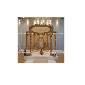 Indian Wedding Aneri Mandap Decor <b>Large</b> Artificial Fiber Reinforced <b>Plastic</b> Durable Chairs Props Custom <b>Box</b> Packaging Targeted - Product Image 1